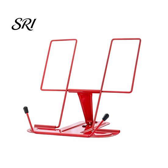 Book Holder for Office Use Foldable Iron Stand Adjustable with Non-Slip Base Portable Desktop book, Sheet Music & Study Stable