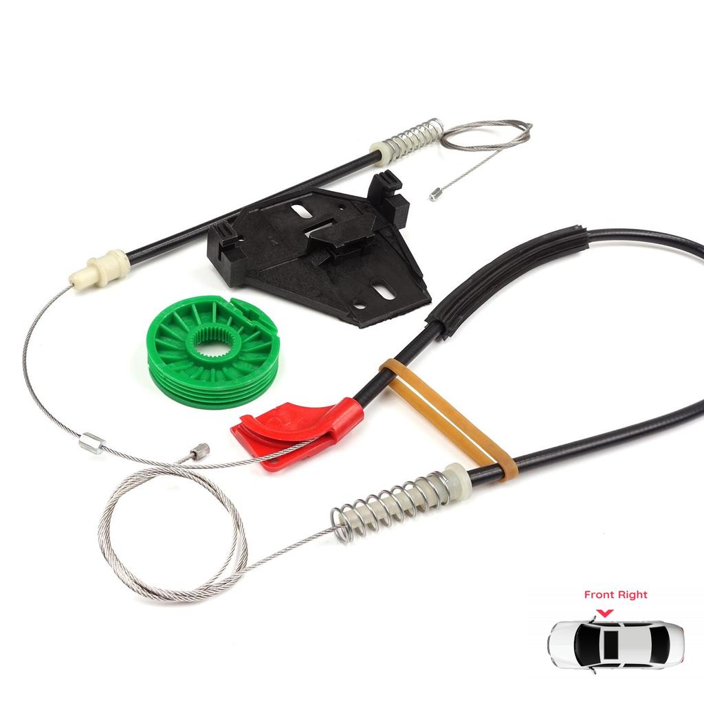 EWR5063 Electric Window Regulator Repair Kit Front Right Door for VW Transporter T4 MK4 Eurovan Caravelle 1990-2003 7D0959802