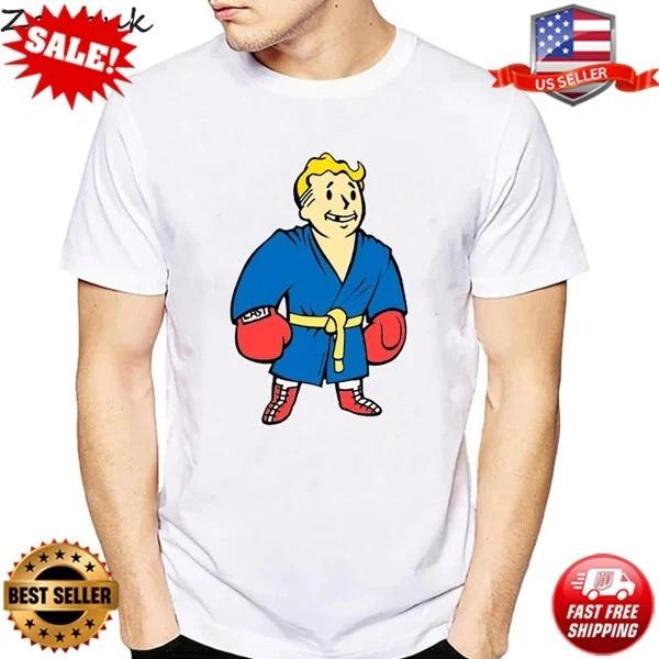 NEW Fallout TShirt Fallout Prepare For The Future Vault Boy Thumbs T-Shirt S-5XL
