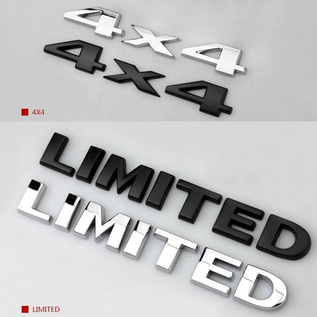 Dsycar 3D Хромированный Логотип 4x4 Эмблема Логотип Наклейка Шильдик Украшение для Jeep Grand и Черный "LIMITED" Cherokee, Wrangler, Compass, (C0622#Черный)