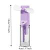 USB Rechargeable Handheld Portable Humidifier Fan Face Steamer Camping Cooling Fan  Travel