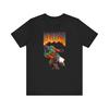 230 Gsm 100% Cotton Doom Pc Snes Retro Style Cover Art Logo Unisex Jersey Short Sleeve Tee