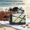 Для GOPRO MISSION 1/1Pro Закаленное Стекло Для Экрана Объектива Защитная Пленка Для Переднего Экрана Защита Объектива Антицарапина Набор Аксессуаров