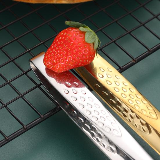 Щипцы для пищевых продуктов Зажим для пищевых продуктов Пищевой термостойкий, без запаха, антидеформированный, гладкий край, нержавеющая сталь, удобная ручка, противоскользящий
