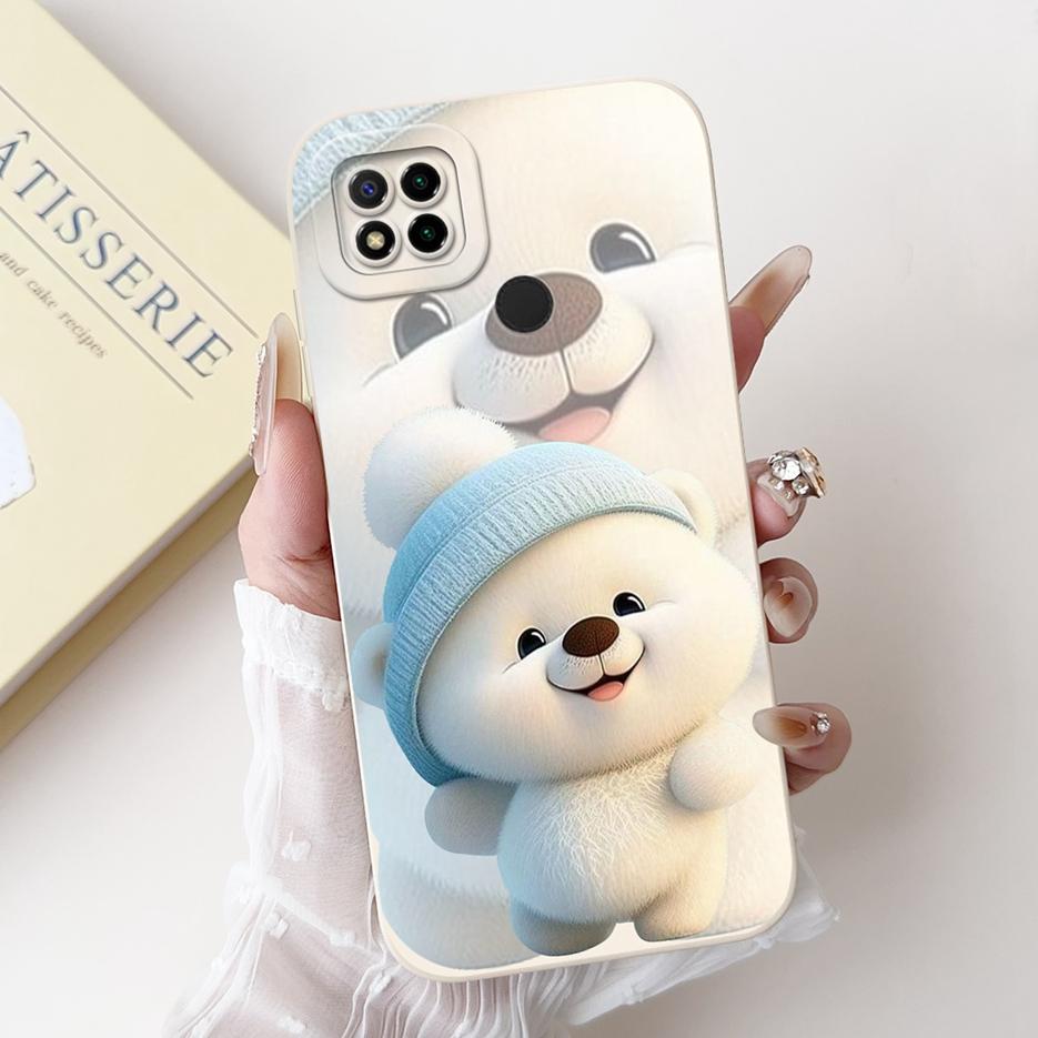 Чехол для Xiaomi Redmi 9C Милый Чехол-Мультяшный Панда Ударопрочный Мягкий ТПУ Чехол для Телефона Для Xiaomi Redmi 9C NFC Redmi9C Задняя Крышка Сумки