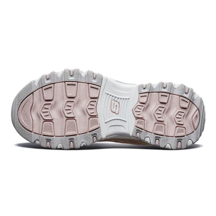 Skechers Кроссовки DLites Низкие Розовые и Серебристые Детские кроссовки 80579L-LTPK