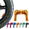 90° Motorcycle Valve Stems Aluminum Alloy Motorcycle Wheel Tire  For Rim Wheel Parts