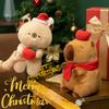 Kapibala Doll Cute Capybara Doll Girl Plush Toy Sleeping with Rag Doll Christmas Gift