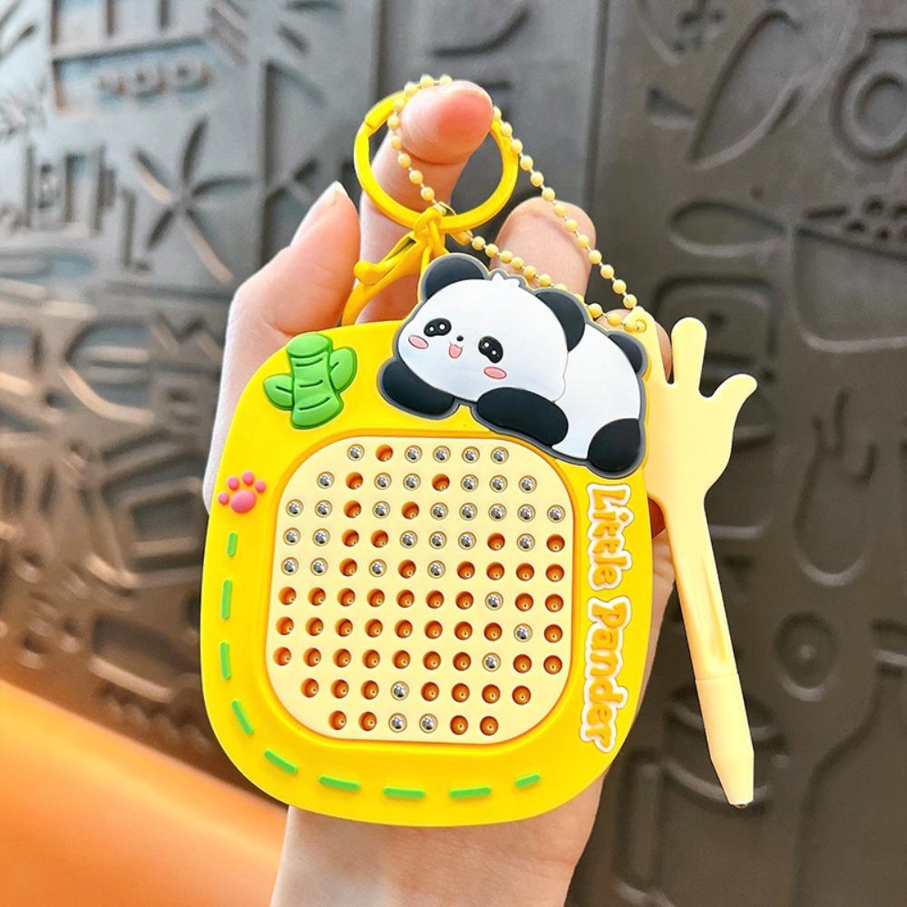 С металлическим шариком, доска для рисования панды, брелок, подвеска, шармы для сумки, для детских игрушек