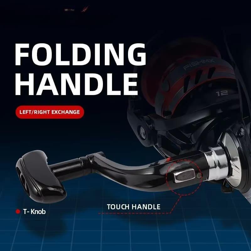 Катушка для спиннинга с металлической шпулей, 12 шарикоподшипников, катушка для ловли карпа, MQ2000-7000, металлическая леска, морская снасть