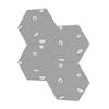 Climbing Wall Cube 4 Grey - White Grips