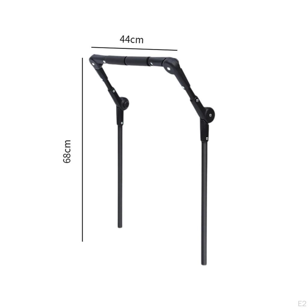 Foldable Wagon Handle Camping Carts Bar Easy To Install Trolley Attachment for