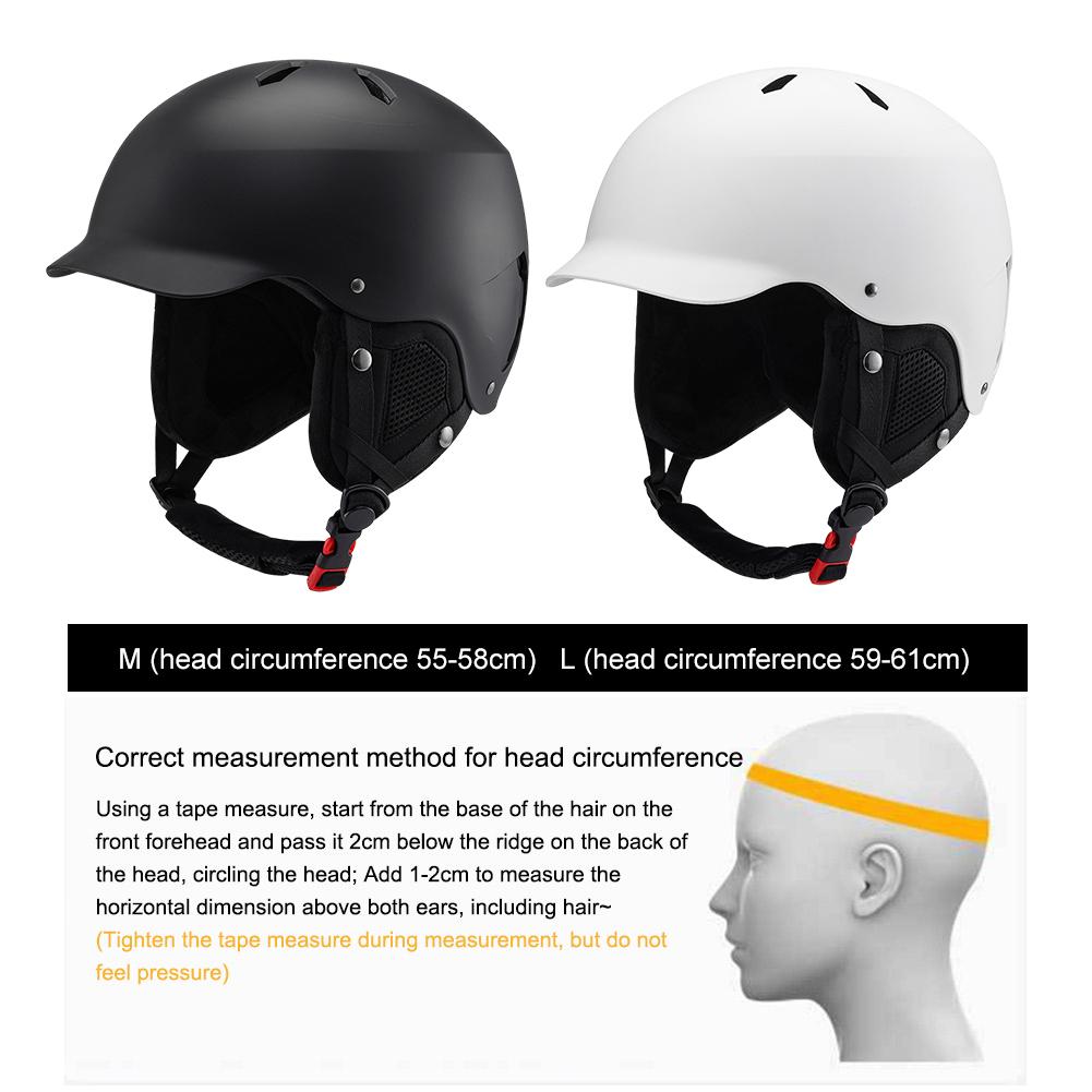 Защитный шлем для снегохода, противоударный, цельнолитой, регулируемый для зимних видов спорта на открытом воздухе