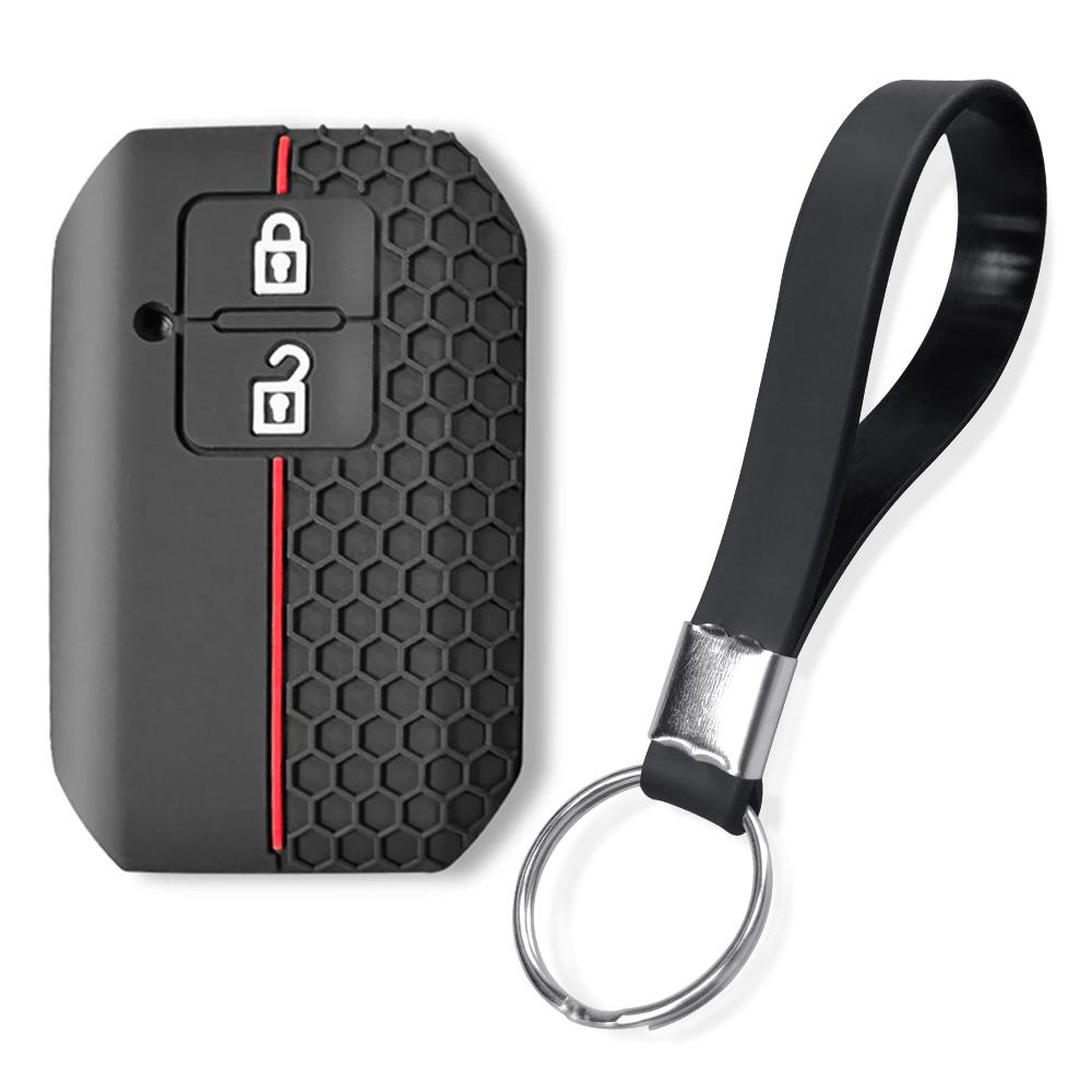 Для Suzuki Swift GXL Sport Katana Vitara Ignis Jimney XL7 Ertiga чехол для ключа силиконовый держатель автомобильные аксессуары брелок чехол для ключа