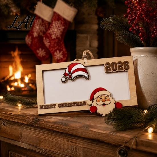 Hanging Ornament for Cash Gifts Wooden Christmas Money Holders Cash Holiday Gift Unique Tag Holder Ornaments Xmas Tree Home Party Supplies Creative
