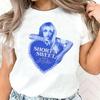 Футболка Sabrina Carpenter Женская Университетская корейская одежда Психоделическая кавайная рубашка Удобная Поп-культура Графическая Модная Ретро