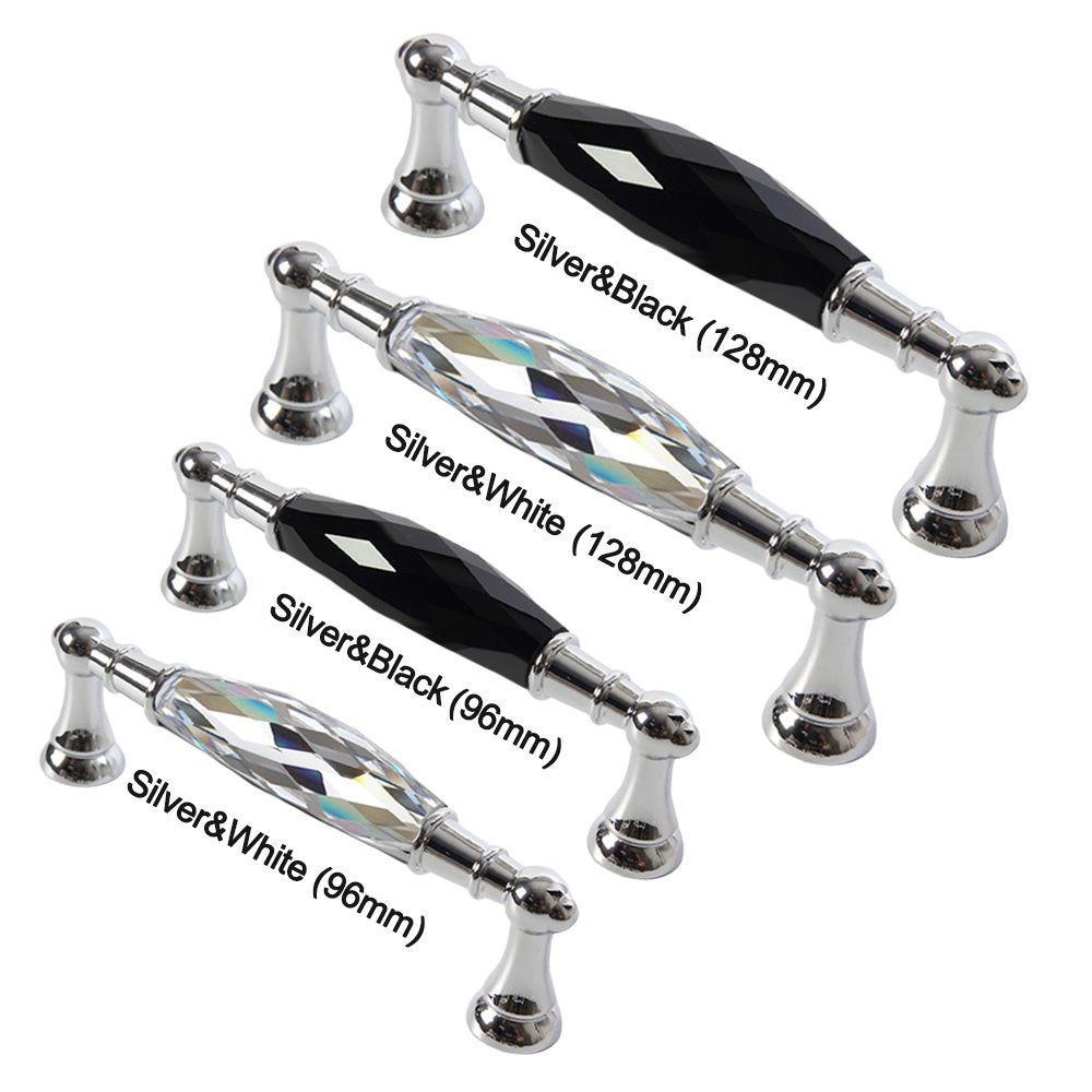Dresser Zinc Alloy Furniture Hardware Drawer Knobs Wardrobe Handles Crystal Handle Cabinet Pulls