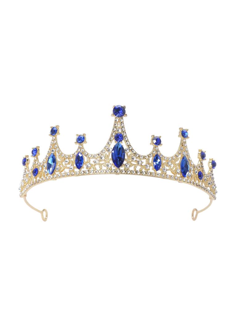 Тиара принцессы с короной, детская высококачественная хрустальная повязка на голову для девочек, повязка на голову для маленькой девочки, корона на день рождения, детская заколка для волос
