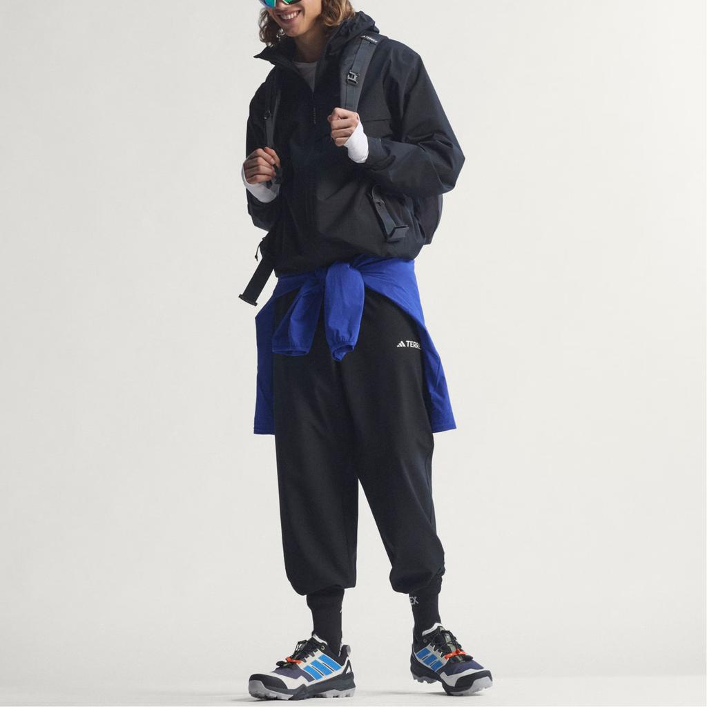 Adidas Terrex Multi 2-слойная дождевая спортивная куртка для улицы, ветрозащитная, водонепроницаемая, дышащая, прочная, с капюшоном, мужские куртки JY4118