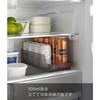 Yamazaki Tower Refrigerator Can Storage, Black, Approx. W37.5 x D14 x H8.2cm, 5767, for Refrigerator Storage