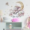 Милый слон облака луна спальня гостиная домашний фон украшение украшение настенные наклейки
