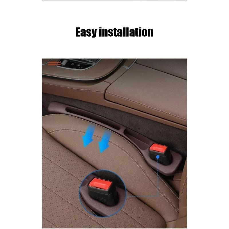 Автомобильный PU-заполнитель зазоров для боковых швов, универсальный, герметичный, органайзер для хранения зазоров для сидений, аксессуары для салона автомобиля, 1 пара
