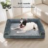 Orthopedic Dog Bed Large Washable Dog Sofa Bed Soft Bolster Dog Nest Cotton Filling Warm Pet Couch Sofa for Medium Large Dogs