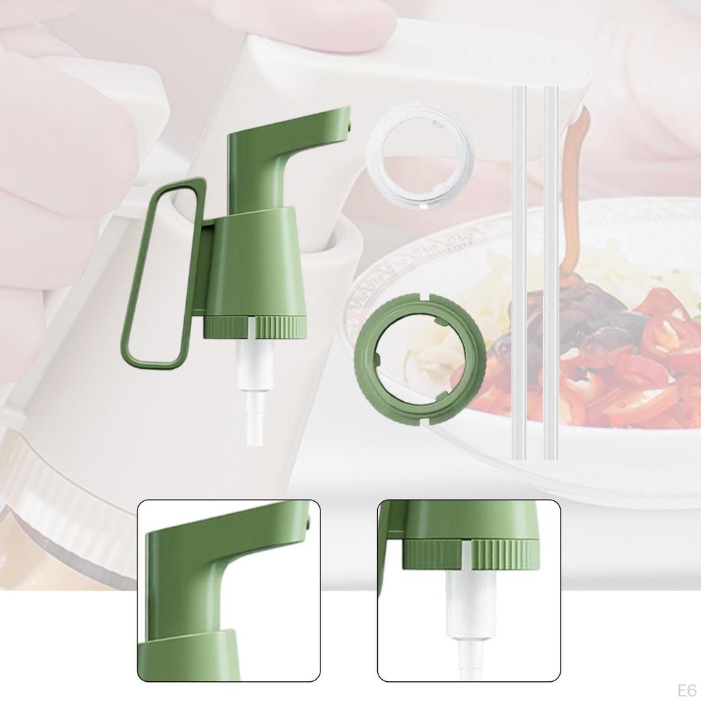 Sauce Dispenser Pump for Cooking type Head Syrup Lid Cones Juice Coffee Syrups Ketchup