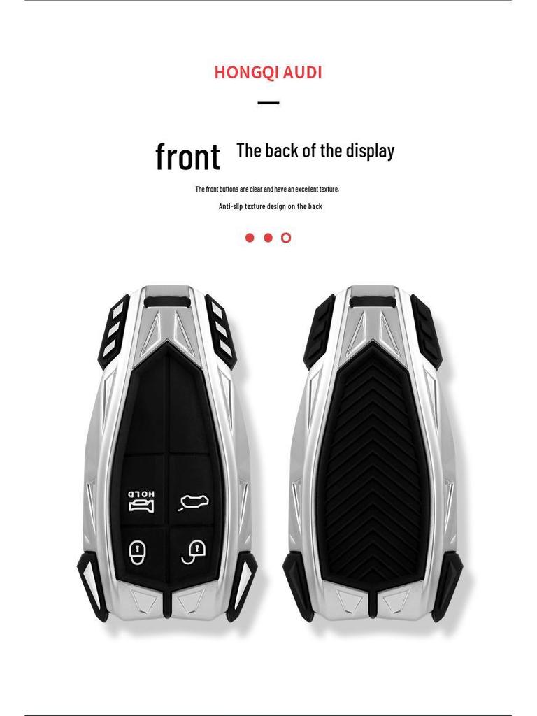 2022 Hongqi HS5/HS7/H9 Qixiang Edition Men's Mecha Key Case Cover