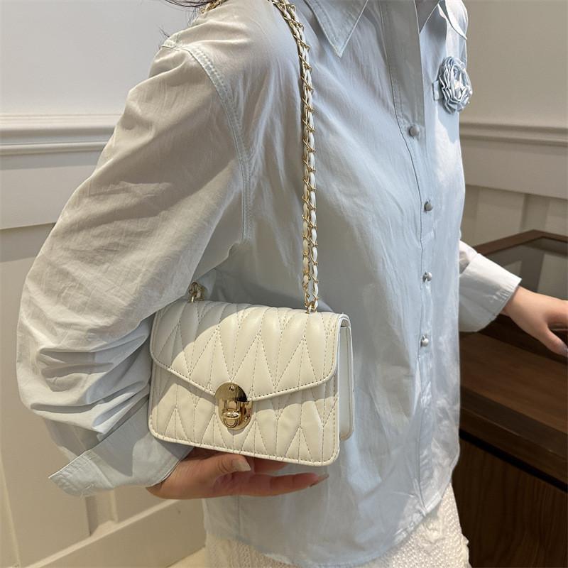 Stylish Trendy Summer 2024 Small Crossbody Bag For Women Pu Leather Chic Street Fashion