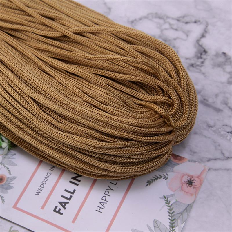 Легкое тело Кристалл средней толщины Шляпная нить Вязаная вручную весенне-летняя хрустальная нить Шерстяная нить Полая нить Подушка для вязания крючком