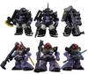 FW GUNDAM Black High Mobility Type Zaku II Dom Set CONVERGECORE Tri-Star &
