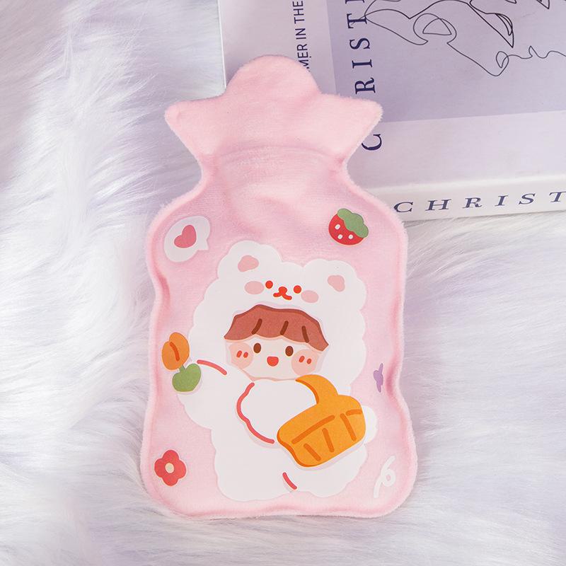 Portable Cartoon Water-Filled Hand Warmer - Mini Baby Hot Water Bag