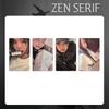 Ким Дженни ZEN Сериф Фотокарточка Бонусная Карточка с Мерчем