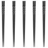 Happy Set of Made In PID5347 J-kitchens Chopsticks, 5, Material Wood, Chopsticks, Japan,
