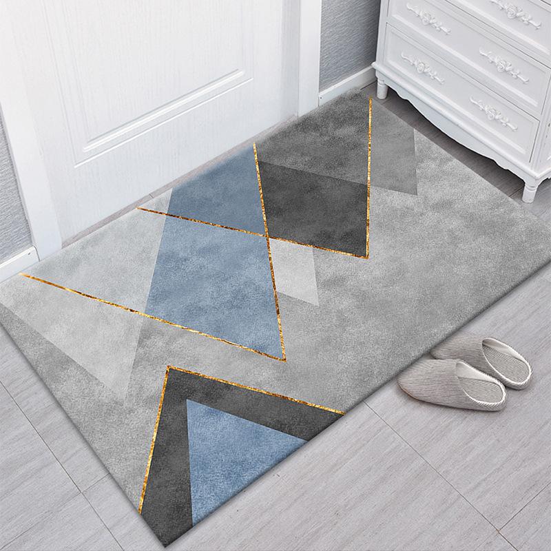 Ковер Современный и минималистский коврик для двери в гостиную и ванную комнату, коврик для входа