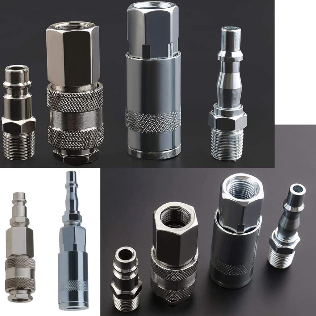 2 шт. Штекер PCL на гнездо EURO Фитинг-переходник для воздушного компрессора Шланги для пневмолинии Быстроразъемное воздушное соединение