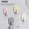 Wall-mounted Wall Hooks Strong Adhesive Coat Hanger Hook Kitchen Hanger  Home Storage Accessories