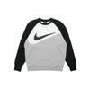 Spliced Round Neck Pullover Sweatshirt Men Tops Black BV5305-064