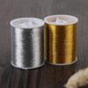 100 Metres Spool Handmade Crafts Cross Stitch Sewing Machine Gold Wire Embroidery Thread