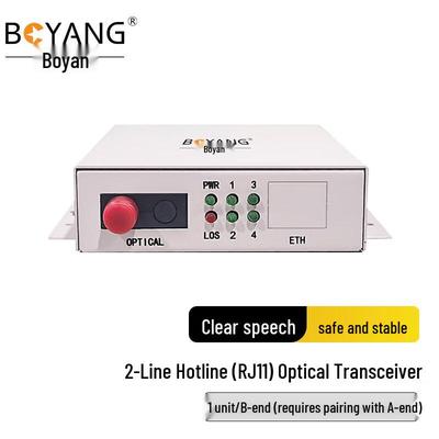 2-Channel Telephone Optical Transceiver