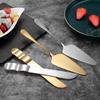2PC Stainless Steel Cake Shovel Set Bread Pizza Knife Dessert Pie Fondant Divider Cutter Spatula for Wedding Birth Baking Tool