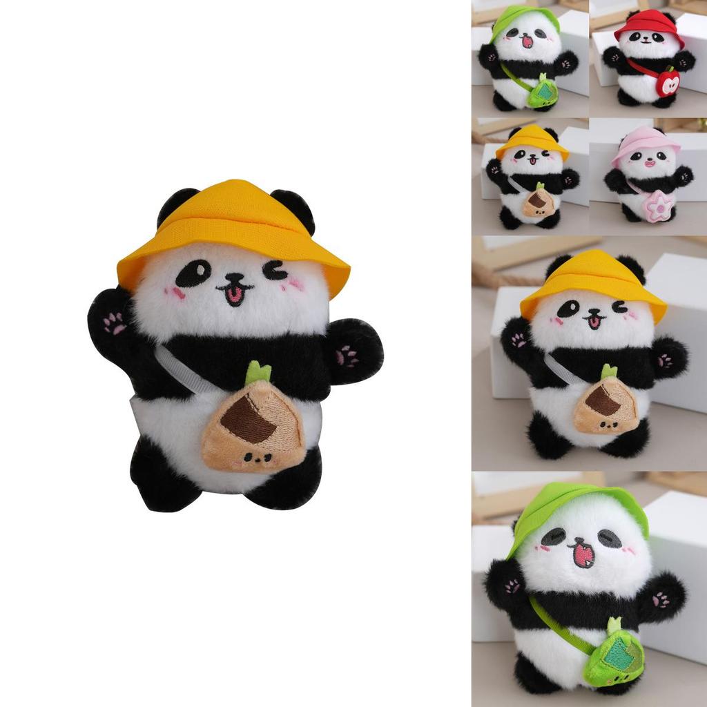 Очаровательный Милый Плюшевый Брелок-Кукла Панда Мягкая Мягкая Игрушка Подвеска для Рюкзака