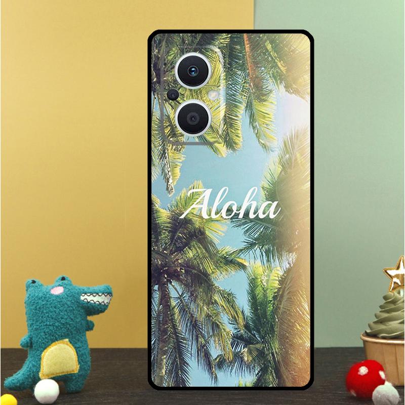 Чехол 'Привет Гавайи Алоха Пляжи' для OPPO Reno 15 13 10 11 14 Pro 12 F 13F 14F 15F 7 8 Lite Чехол OPPO Find X9 X8 X5 Pro