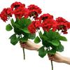Imitation Begonia Flowers All-Weather UV Resistant DIY Wedding Bouquet Realistic Look Artificial