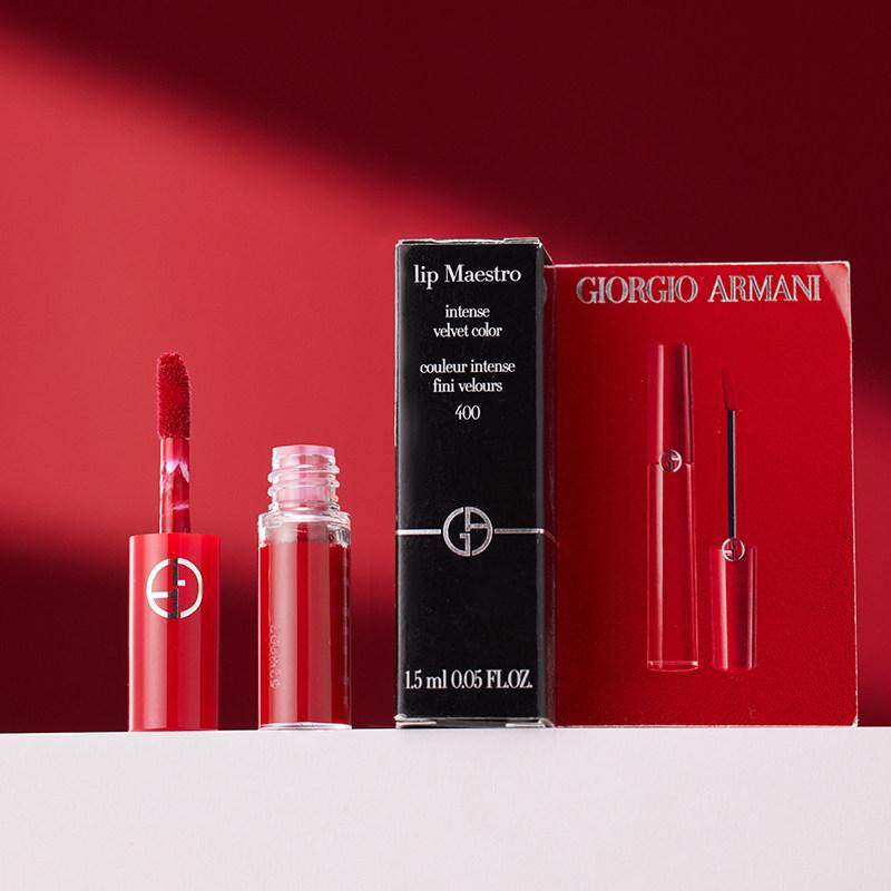 Armani Lip Maestro #400 Бархатный блеск для губ 1,5 г Мини