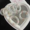 Summer Fresh Transparent Phone Cord Hair Tie: No-Damage Seamless Hair Band for Girls