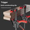 Зажим для деревообработки с эргономичной ручкой, многоцелевой, для работы одной рукой, быстрозажимной зажим, ручной инструмент для проектов «сделай сам»