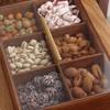 Stylish Candy Box Elegant Wood Dry Fruit Container with Cover for Living Room Elegant Snack Organizer for Household Use