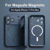 Магнитные матовые чехлы для iPhone 11 12 13 14 15 16 17 Pro Max 17 Air 16 Plus Чехол для беспроводной зарядки Magsafe Аксессуары для телефона